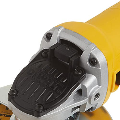 DEWALT Angle Grinder, One-Touch Guard, 4-1/2 -Inch, Yellow, Small with w/Safety Goggle (DWE4011 & DPG82-11C)