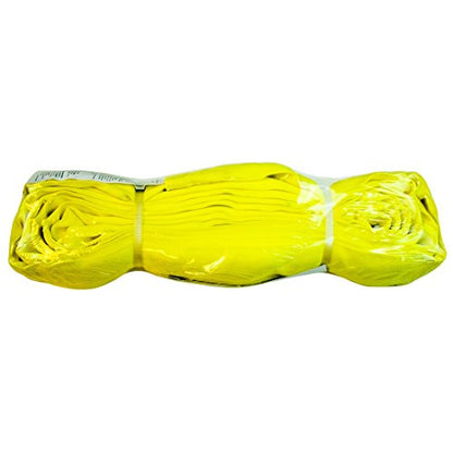 VULCAN Round Sling - Medium Duty - 10 Foot - Yellow - Safe Working Load of 8,400 Lbs. (V) - 6,700 Lbs. (C) and 16,800 Lbs. (B) - size: Yellow - 10 Foot