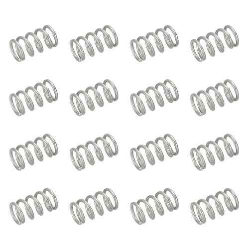 uxcell 50Pcs 304 Stainless Steel Compression Springs,0.8mmWD, 6mm ODx10mm L - size: 6mmx10mm