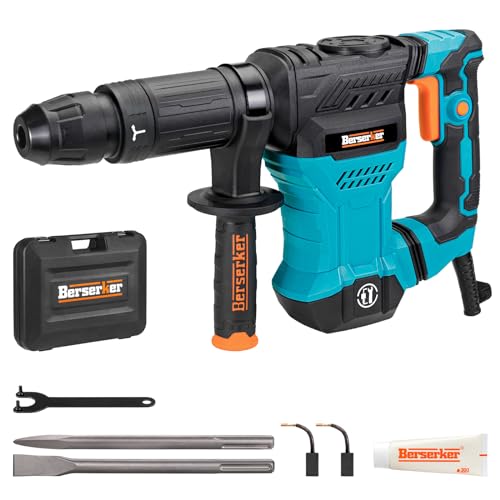 Berserker 1300W 12-Pound SDS-Max Demolition Jack Hammer 45HM,11-Amp Corded - style: No SDS-Max Scaling Chisel