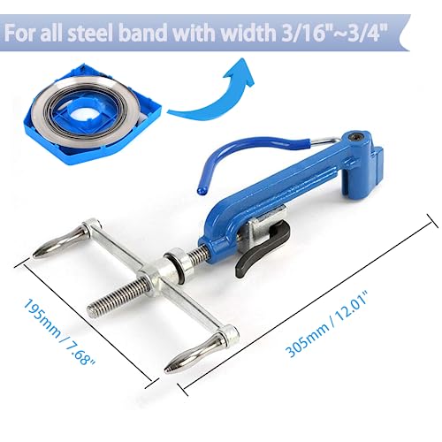 AIWFL Stainless Steel Strapping Banding Tool Spin Banding Tight Plier