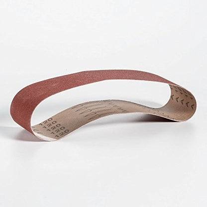 Mercer Industries 107120-3" x 24" Aluminum Oxide Sanding Belts, 120 Grit (10 Pack) - size: 3 x 24, style: 120 Grit