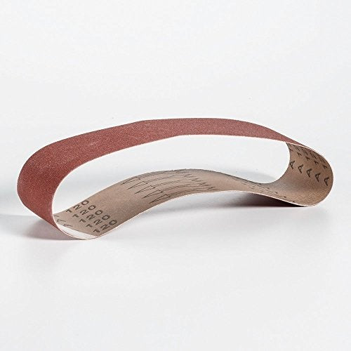 Mercer Industries 110120-4" x 24" Aluminum Oxide Sanding Belts, 120 Grit (10 Pack) - size: 4 x 24, style: 120 Grit