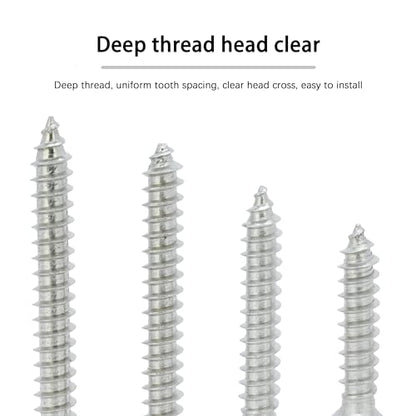 #8 × 1" Flat Head Phillips Wood Screw, Flat Head Self Tapping Screw Sheet Metal Screws Wood Screws, Stainless Steel 304 (18-8), 8 × 1-Inch, 100Pcs - color: Stainless Steel Screws, size: #8 x 1"