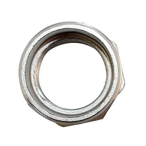 1-1/4" Male NPT to 1" Female NPT Female Reducing/Reducer Bushing Pipe Fitting,Adapter,Stainless Steel SS 304 Hex Bushing - size: 1-1/4" Male to 1" Female