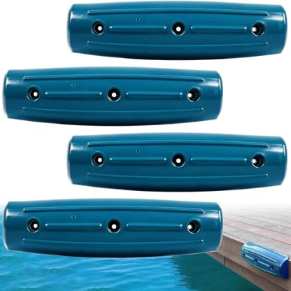 OCEANBROAD Dock Fender Bumpers, 17" Horztial Dock Bumpers for Edge Side - color: Ocean Blue, style: 4 Pack