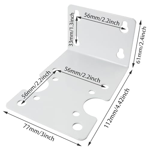 Water Filter Housing Mounting Bracket, Housing Bracket, Metal Housing Mounting Bracket for Big Blue 5'' 10'' and 20'' Filter Housings