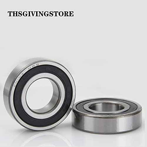 6200-2RZ Bearings, 10x30x9mm Ball Bearing 6200RZ Double Rubber Sealed Shielded Bearing ID 10mm, OD 30mm, Thickness 9mm Deep Groove Ball Bearing for 3D Printer, Scooters Ball Bearing 2pcs - style: 6200-2RZ