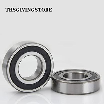 6200-2RZ Bearings, 10x30x9mm Ball Bearing 6200RZ Double Rubber Sealed Shielded Bearing ID 10mm, OD 30mm, Thickness 9mm Deep Groove Ball Bearing for 3D Printer, Scooters Ball Bearing 2pcs - style: 6200-2RZ