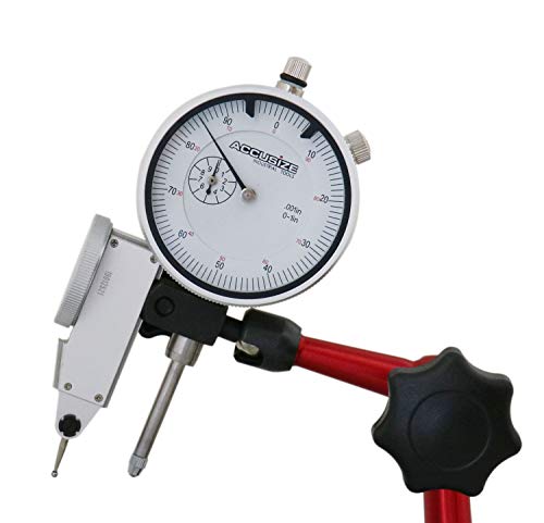 Accusize 3pc Dial Indicator, Test Indicator and Magnetic Base Set