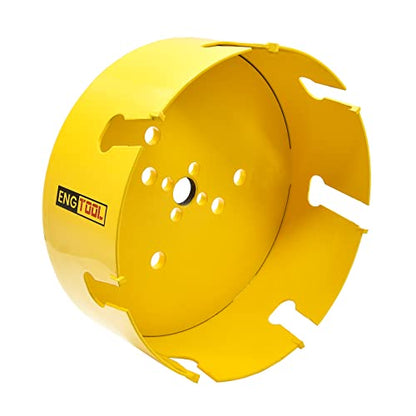 MaxTool 6-5/16"TCT Hole Saw 160mm Carbide Tip Holesaw 2.25" Deep with 5/8-18 Thread for Cut Asphalt Brick Concrete MDF Tough Material; CT00Y57R619 - size: 6-5/16"