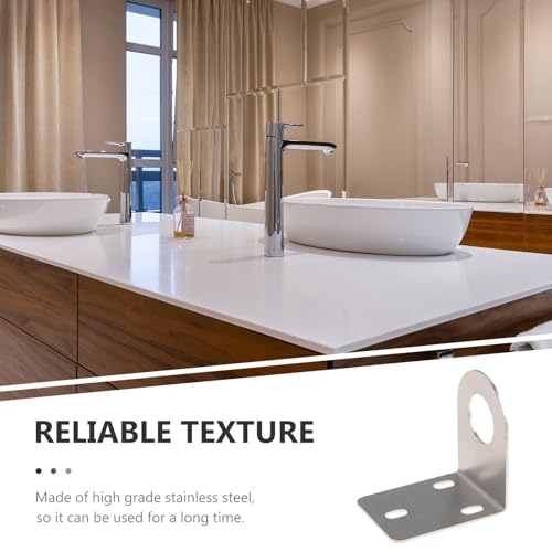 Luxshiny Stainless Steel Water Filter Mounting Bracket Silver