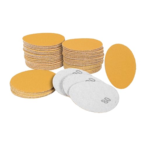 Keystone 2 Inch Round Sanding Disc 50 Pack 80 Grit - size: 2" Round, style: 80 Grit