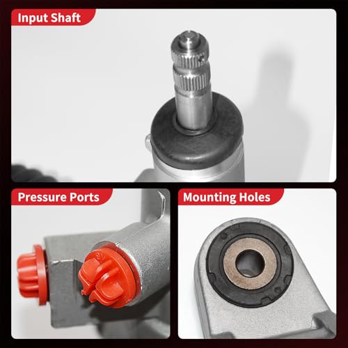 PHOBOOS Hydraulic Power Steering Rack and Pinion Fit for Honda Civic - size: 26-2718