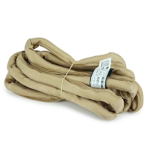 Chenango Supply VR4 12ft Tan Endless Round Polyester Rigging Sling - size: 12 ft