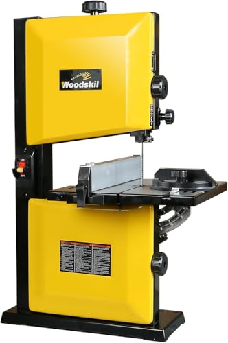 WOODSKIL 9-Inch Band Saw, 3-Amp Benchtop Bandsaw, 2500 FPM Blade Speed - size: 9 inch