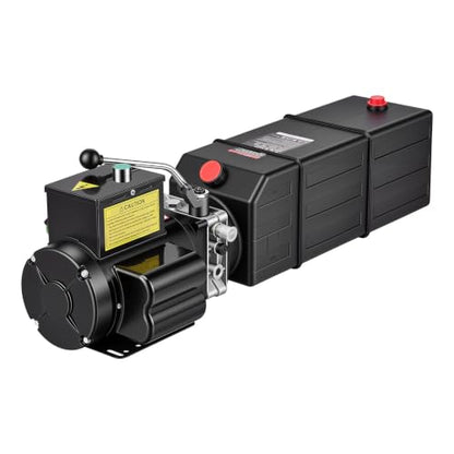 VEVOR 15 Quart Hydraulic Pump 2.2KW AC 220-240V Hydraulic Dump Trailer Pump - size: 15 Quart, style: Single Acting