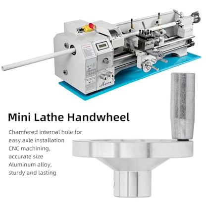 Fafeicy Mini Lathe Handwheel with Revolving Handle