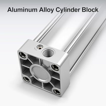 BAOMAIN Pneumatic Air Cylinder 1-1/4" Bore 17.72" Stroke SC32x450