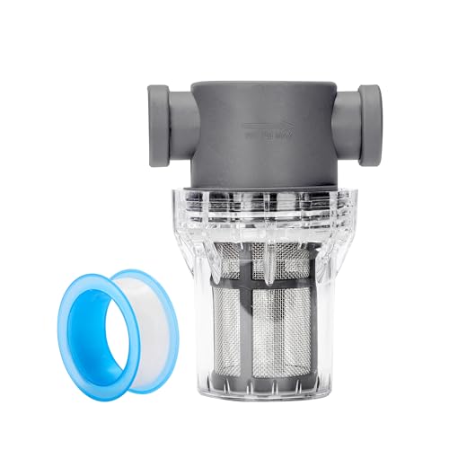 1/2'' Female NPT in-Line Strainer - Garden Hose Filter for High Pressure Washer, Sediment Filter with 30 Mesh Stainless Steel Screen (1/2'' 30 Mesh) - style: 1/2'' 30Mesh