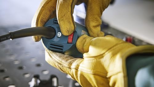 BOSCH GWS14-50P 5 In. Angle Grinder with Lock-On Paddle Switch - Complete Set for Versatile Grinding and Cutting