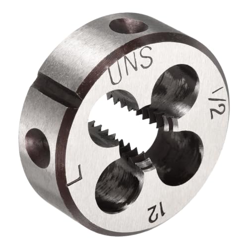 1/2"-12 UNS Round Threading Die Left Hand Alloy Steel - size: 1/2"-12 UNS