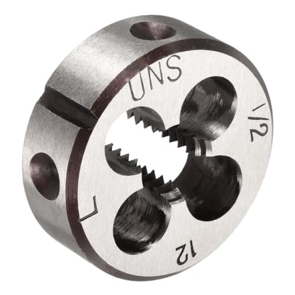 1/2"-12 UNS Round Threading Die Left Hand Alloy Steel - size: 1/2"-12 UNS