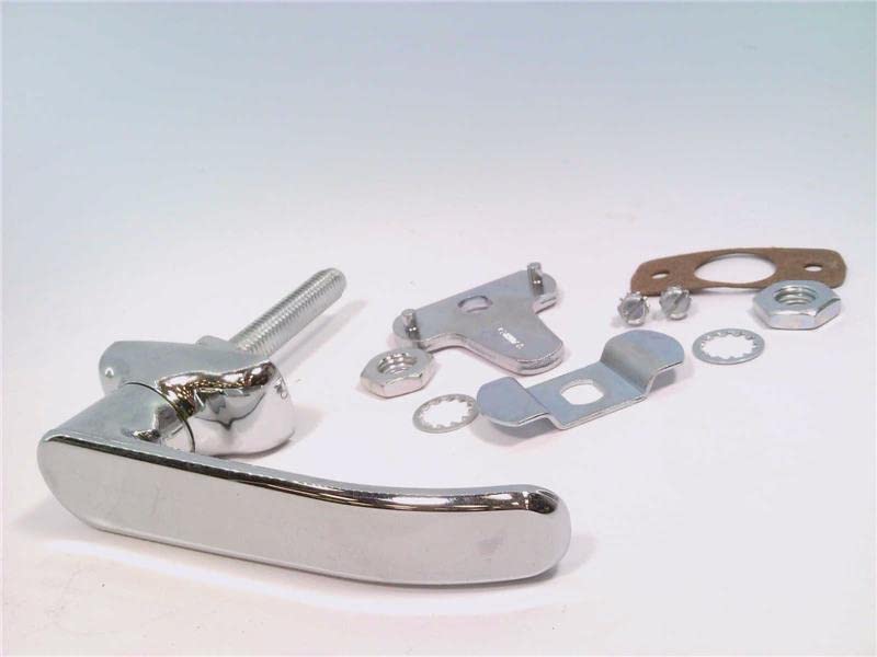 Southco 92-31-131 Non-Locking, L-Style, Handle, Bright Chrome Plated