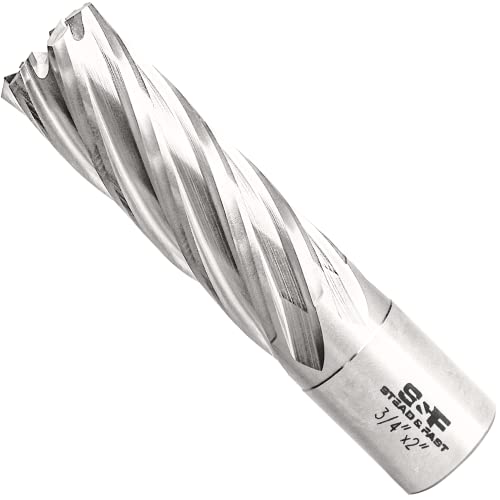 S&F STEAD & FAST Annular Cutter with Pilot Pin, 3/4" x 2", Mag Drill Bit - size: 3/4" x 2"