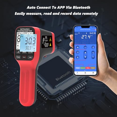 Digital Pyrometer -58°F to 2912°(-50°C to 1600°C) High Temp Thermometer Gun