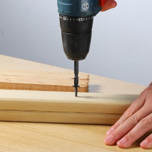 #8 x 1-1/4 Inch Wood Screws Phillips Modified Truss Head Stainelss Steel 410 Self Tapping Metal Screws,Black Zinc Plated(3Ib,460Pcs) - color: Black 3lb Box, size: 8 x 1-1/4"