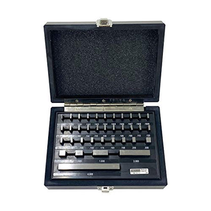 TEXALAN(R) Gauge Block Set Grade Economy Rectangular for Precision Calibration (36 PCS)
