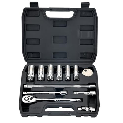 AEROFORCE 3/8-Inch Drive Spark Plug Socket Set (12PC Spark Plug Socket Set) - size: 12PC Spark Plug Socket Set