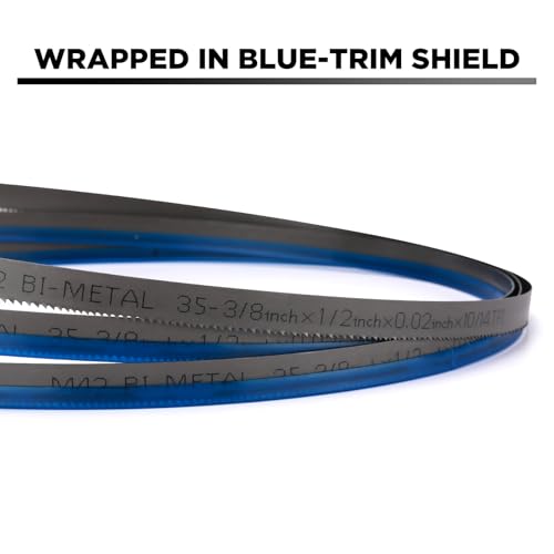 35-3/8 Inch Band Saw Blade 10/14 TPI for Milwauk* Portable Band Saw Blade, Replacement for Milwauk* Bandsaw Blades, 35-3/8" x 1/2" x .020" 10/14 TPI, 3-Pack - size: 35-3/8 Inch(14/18)