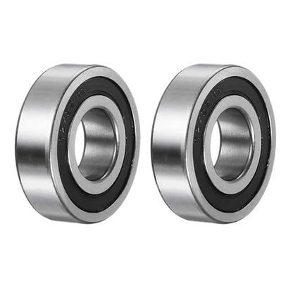 uxcell 62/22-2RS Deep Groove Ball Bearing, 2pcs 22mm x 50mm x 14mm Hign Carbon Chrome Steel Z1 Double Rubber Sealed Bearing - size: 22mm x 50mm x 14mm