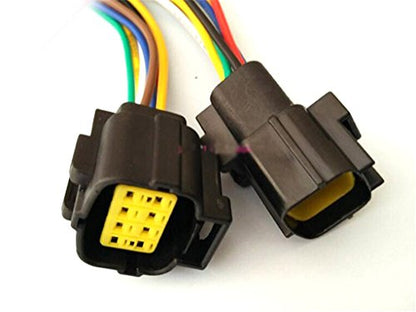 1 Set 8 Pin Car Engineering Waterproof Electrical Wire Cable Connector Plug with Cable