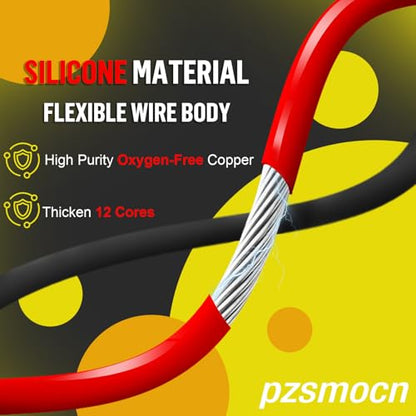 10 Sets/40 Pcs JST HY 2.0mm 4 Pin 22AWG Silicone Connector Kit - size: 4-Pin, style: JST-HY