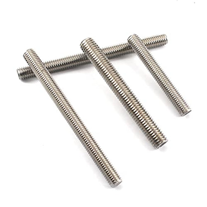 20Pcs M8x50 Stainless Steel Fully Threaded Screw Rod Stud - size: M8x50