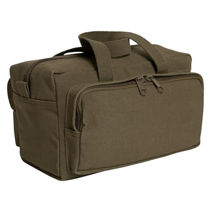 Rothco Mechanics Tool Bag, Heavy‑Duty Canvas Tool Organizer with Zipper Pockets, Compact Portable Tool Storage (Olive Drab) - color: Olive Drab