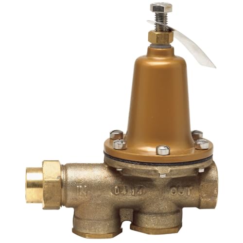 Watts LF25AUB-Z3 Water Pressure Reducing Valve NPT Female Union x NPT Female, Polymer Seat, 1/2 Inch - color: Polymer Seat, size: 1/2 Inch