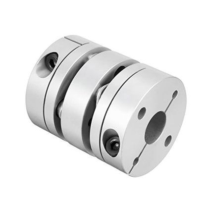 uxcell 14mmx16mm Clamp Tight Motor Shaft 2 Diaphragm Coupling Coupler - size: 14-16mm