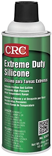 CRC Extreme Duty Silicone Lubricant 03030 – [Pack of 12] 10 Wt Oz., Premium Grade Silicone Aerosol for High Temperature Applications - style: 12 Pack