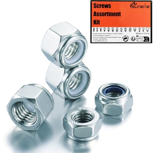 3/8"-24 Nylon Insert Lock Nuts (Grade 8 Zinc Plated Carbon Steel, 50-Pack) - size: 3/8"-24, style: Grade 8 Zinc Plated Carbon Steel