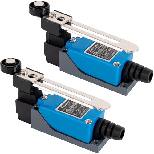 BlueStars 2-Pack ME-8108 Roller Lever Limit Switch 250VAC 5A