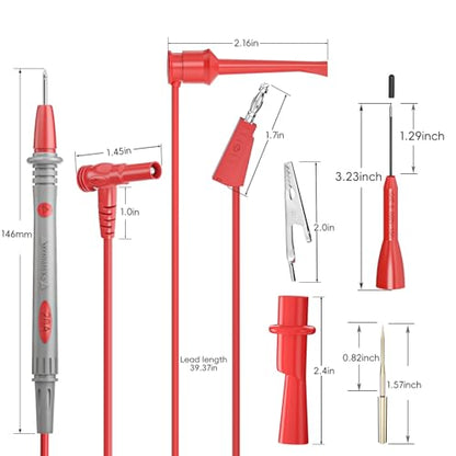 Goupchn Multimeter Test Leads Kit 13PCS Digital Electrical Testing - style: 13PCS