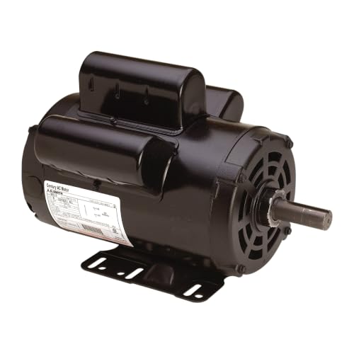 A.O. Smith AC motors B813 5 HP, 3450 RPM, 230 Volts, 22 Amps, 56HZ Frame, 1 Service Factor, CWLE Rotation, 7/8-Inch by 2.31-Inch Flat Shaft Compressor Motor