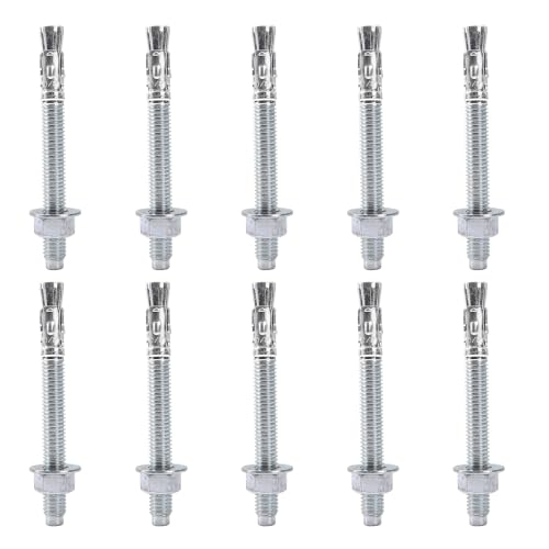 1/2" x 5" Wedge ANCHORPZ-10PC - size: 1/2"x5"