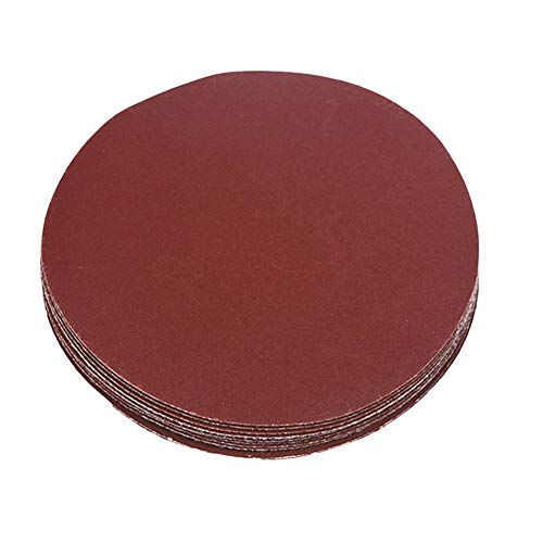 HIFROM 5 Inch Sanding Discs NO-Hole Hook and Loop 400 Grit Sandpaper Aluminum Oxide Random Orbital Sander Pads (60-Pack) - size: 400 Grit, 60pcs