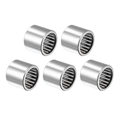 uxcell SCE1416 Needle Roller Bearings, Drawn Cup Open End, 7/8-inch Bore 1-1/8-inch OD 1-inch Width 22100N Static Load 38000N Dynamic Load 5pcs - size: 7/8x1-1/8x1"