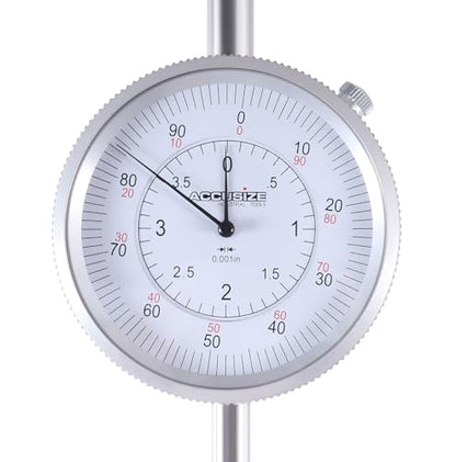 Accusize AGD 2 Dial Indicator, 0-4in x 0.001in, P900-S105 - size: 0-4" x 0.001"